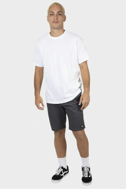 Men's pastel - colored cotton shorts for a spring - friendly outfitDickies slim fit 10" work short - charcoal Men's pastel - colored cotton shorts for a spring - friendly outfitDickies slim fit 10" work short - charcoal