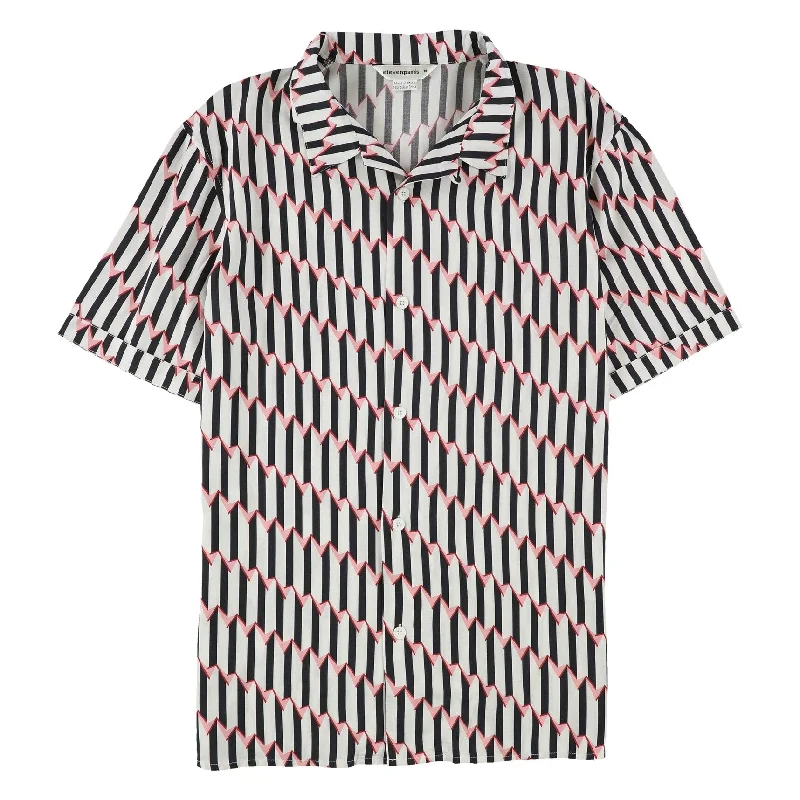 Men's Long - Line Oversized Casual Shirts in Dark Gray for a Relaxed and Modern LookElevenparis Mens Woven Button Up Shirt Men's Long - Line Oversized Casual Shirts in Dark Gray for a Relaxed and Modern LookElevenparis Mens Woven Button Up Shirt