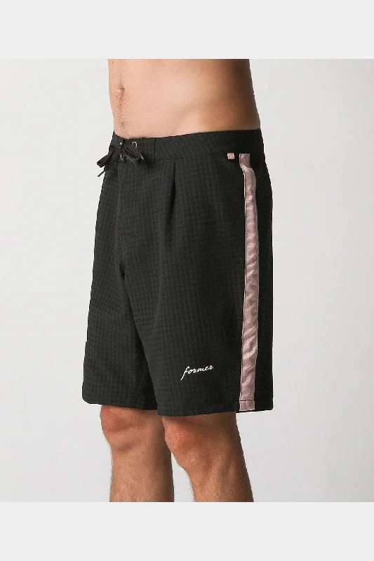 Men's high - waisted swim shorts with UPF protection for beach vacationsFormer Anderson Antique Trunk - black blush Men's high - waisted swim shorts with UPF protection for beach vacationsFormer Anderson Antique Trunk - black blush