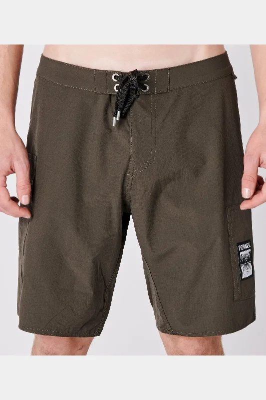 Men's high - waisted swim shorts with UPF protection for beach vacationsFormer dane 2.0 trunk - army Men's high - waisted swim shorts with UPF protection for beach vacationsFormer dane 2.0 trunk - army