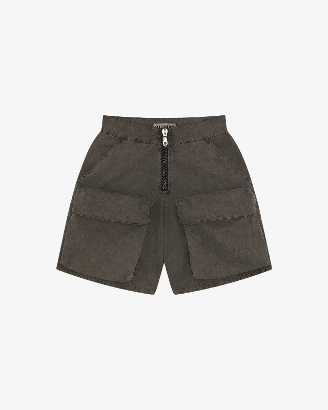 Men's plaid pattern wool blend shorts for a preppy fall styleGARMENT DYED COMBAT SHORTS Men's plaid pattern wool blend shorts for a preppy fall styleGARMENT DYED COMBAT SHORTS