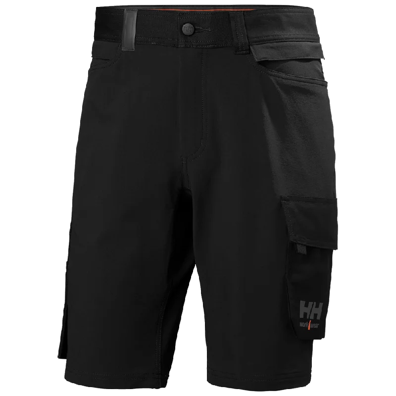 Men's flat - front chino shorts for semi - formal summer eventsHelly Hansen 77506 4-Way Stretch Oxford Connect Holster Shorts Men's flat - front chino shorts for semi - formal summer eventsHelly Hansen 77506 4-Way Stretch Oxford Connect Holster Shorts