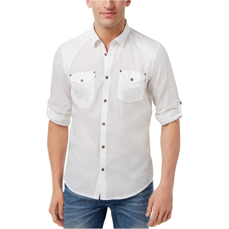 Men's Graphic - Printed Casual Shirts with Pop - Culture References for a Fun and Stylish LookI-N-C Mens Harrison Button Up Shirt, White, X-Small Men's Graphic - Printed Casual Shirts with Pop - Culture References for a Fun and Stylish LookI-N-C Mens Harrison Button Up Shirt, White, X-Small