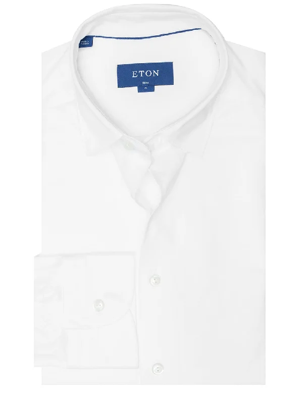 Men's Short - Sleeve Linen Casual Shirts in Light Khaki for a Breathable Summer OptionSlim Fit Jersey Shirt White Men's Short - Sleeve Linen Casual Shirts in Light Khaki for a Breathable Summer OptionSlim Fit Jersey Shirt White