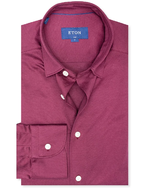Men's Long - Line Oversized Casual Shirts in Dark Gray for a Relaxed and Modern LookSlim Fit Jersey Shirt Wine Men's Long - Line Oversized Casual Shirts in Dark Gray for a Relaxed and Modern LookSlim Fit Jersey Shirt Wine