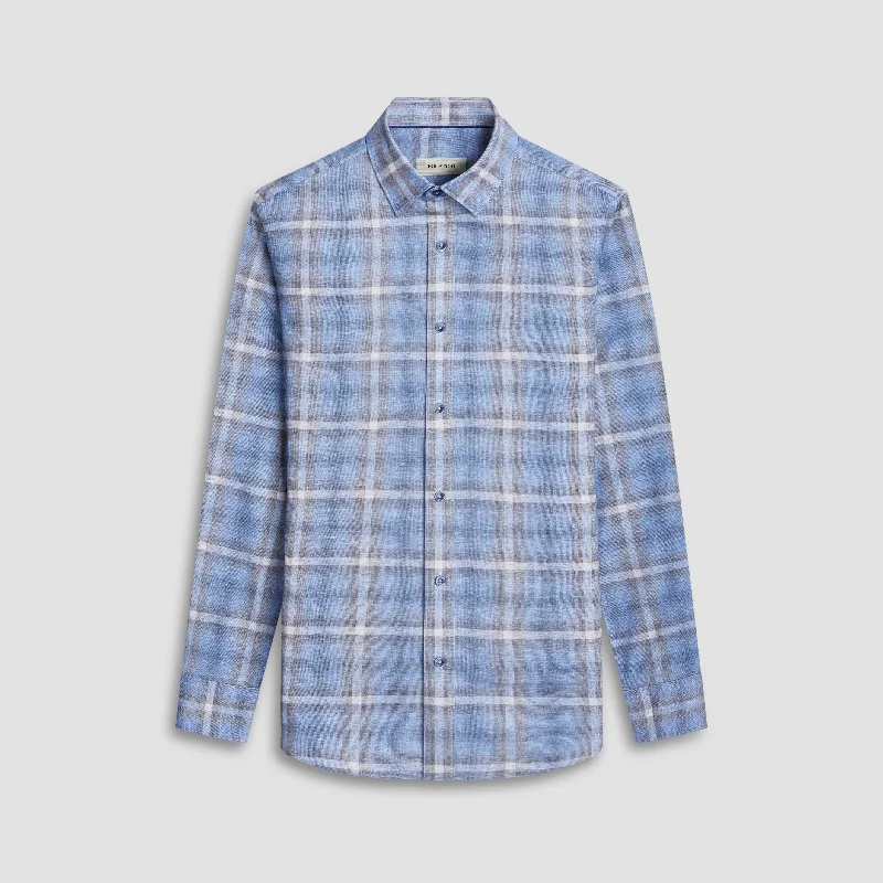 Men's Short - Sleeve Linen Casual Shirts in Light Khaki for a Breathable Summer OptionJulian Plaid Shirt Men's Short - Sleeve Linen Casual Shirts in Light Khaki for a Breathable Summer OptionJulian Plaid Shirt