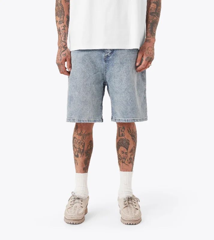 Men's checkered pattern wool shorts for a stylish winter layering optionLegacy Work Short LT Blue Men's checkered pattern wool shorts for a stylish winter layering optionLegacy Work Short LT Blue