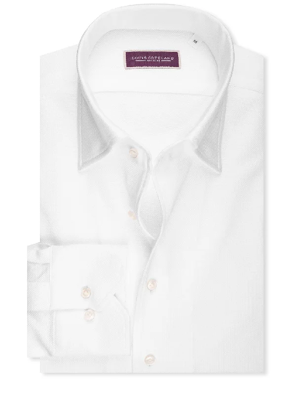 Men's Shearling - Lined Collar Casual Shirts in Brown for a Rustic and Warm AppealEagles Buttondown Jersey Shirt White Men's Shearling - Lined Collar Casual Shirts in Brown for a Rustic and Warm AppealEagles Buttondown Jersey Shirt White