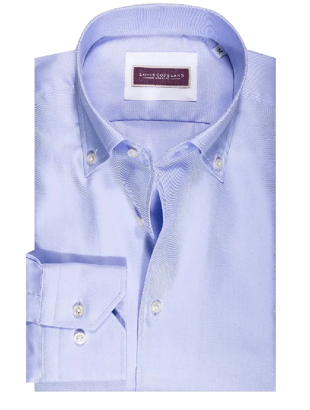 Men's Sustainable Recycled Material Casual Shirts for Eco - Conscious ConsumersHazard Twill Button Down Shirt Blue Men's Sustainable Recycled Material Casual Shirts for Eco - Conscious ConsumersHazard Twill Button Down Shirt Blue