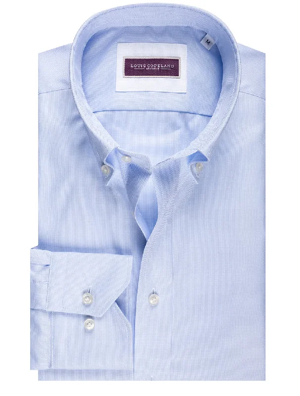 Men's Two - Tone Contrast Panel Casual Shirts in White and Navy for a Stylish and Eye - Catching DesignWicklow Pinpoint Oxford B/D Shirt Blue Men's Two - Tone Contrast Panel Casual Shirts in White and Navy for a Stylish and Eye - Catching DesignWicklow Pinpoint Oxford B/D Shirt Blue