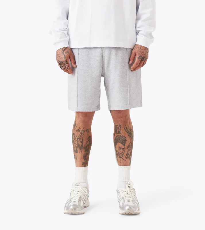 Men's adjustable - length convertible shorts for versatile useLounge Sweat Short Grey Marle Men's adjustable - length convertible shorts for versatile useLounge Sweat Short Grey Marle