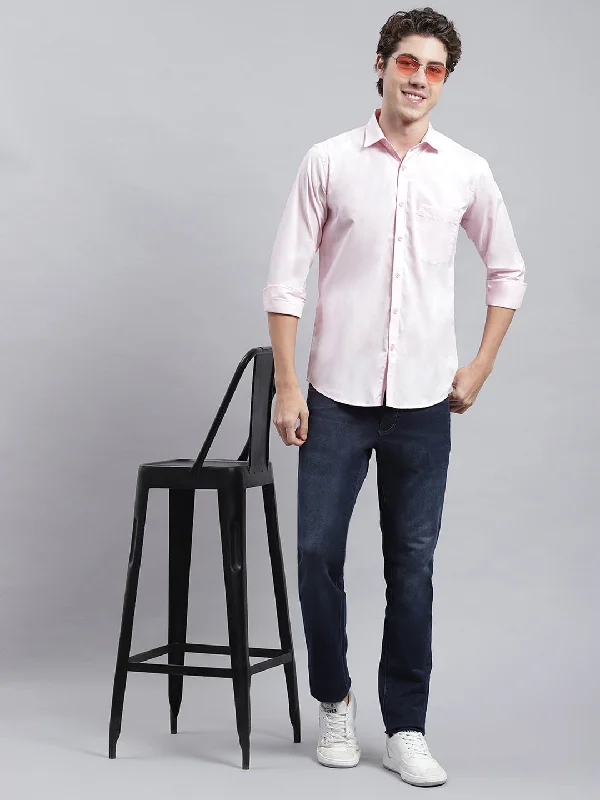 Plus Size Men's Plaid Flannel Casual Shirts in Earth Tones for a Cozy Fall OutfitMen Pink Solid Shirt Plus Size Men's Plaid Flannel Casual Shirts in Earth Tones for a Cozy Fall OutfitMen Pink Solid Shirt