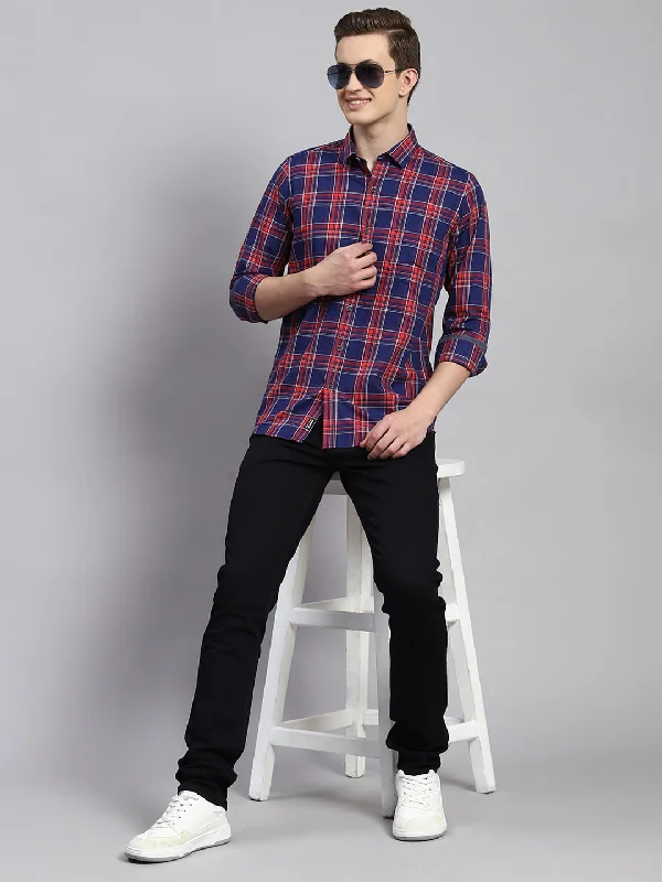 Men's Long - Line Oversized Casual Shirts in Dark Gray for a Relaxed and Modern LookMen Red Check Shirt Men's Long - Line Oversized Casual Shirts in Dark Gray for a Relaxed and Modern LookMen Red Check Shirt