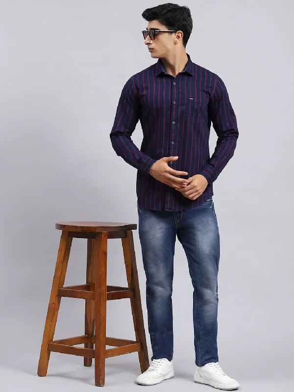 Men's Button - Down Oxford Casual Shirts in Crisp White for a Classic and Versatile StyleMen Red Stripe Shirt Men's Button - Down Oxford Casual Shirts in Crisp White for a Classic and Versatile StyleMen Red Stripe Shirt