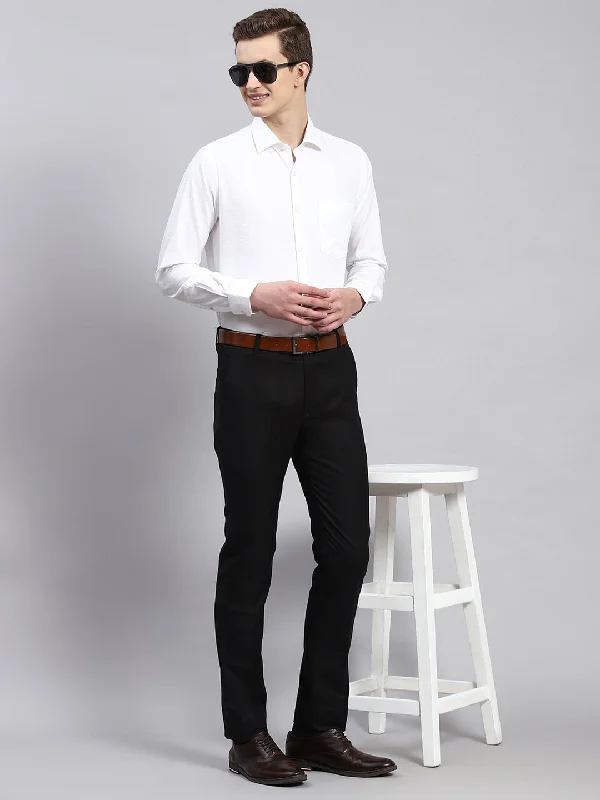 Men's Button - Down Oxford Casual Shirts in Crisp White for a Classic and Versatile StyleMen White Printed Shirt Men's Button - Down Oxford Casual Shirts in Crisp White for a Classic and Versatile StyleMen White Printed Shirt