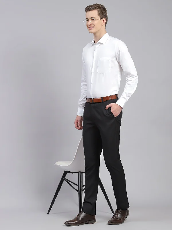 Men's Distressed Denim Casual Shirts with Frayed Edges for a Trendy and Rugged LookMen White Solid Shirt Men's Distressed Denim Casual Shirts with Frayed Edges for a Trendy and Rugged LookMen White Solid Shirt