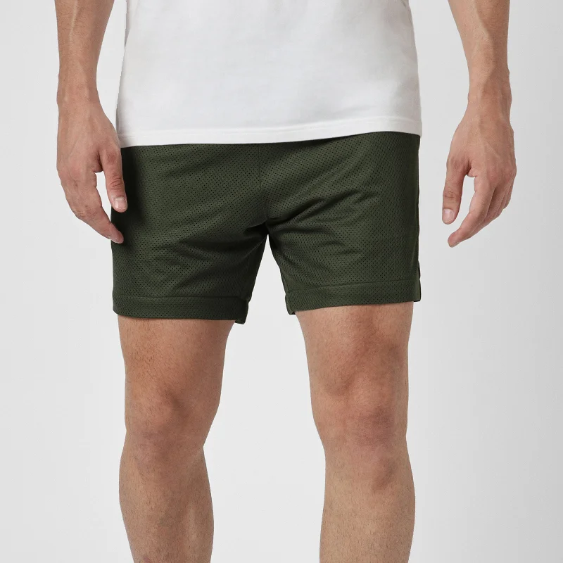 Men's pastel - colored cotton shorts for a spring - friendly outfitMesh Short