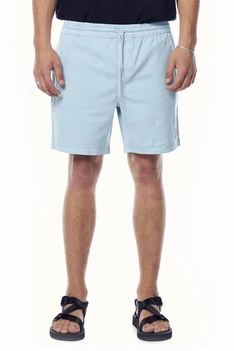 Men's elastic waistband lounge shorts for lazy weekends at homeMisfit pigment suspend short - pigment cloud blue Men's elastic waistband lounge shorts for lazy weekends at homeMisfit pigment suspend short - pigment cloud blue