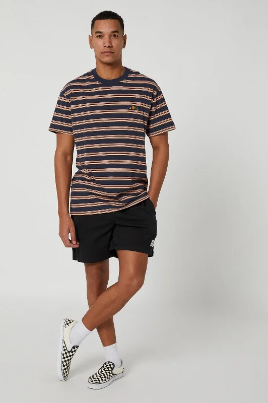 Men's plaid pattern wool blend shorts for a preppy fall styleMisfit pigment suspended short - black Men's plaid pattern wool blend shorts for a preppy fall styleMisfit pigment suspended short - black