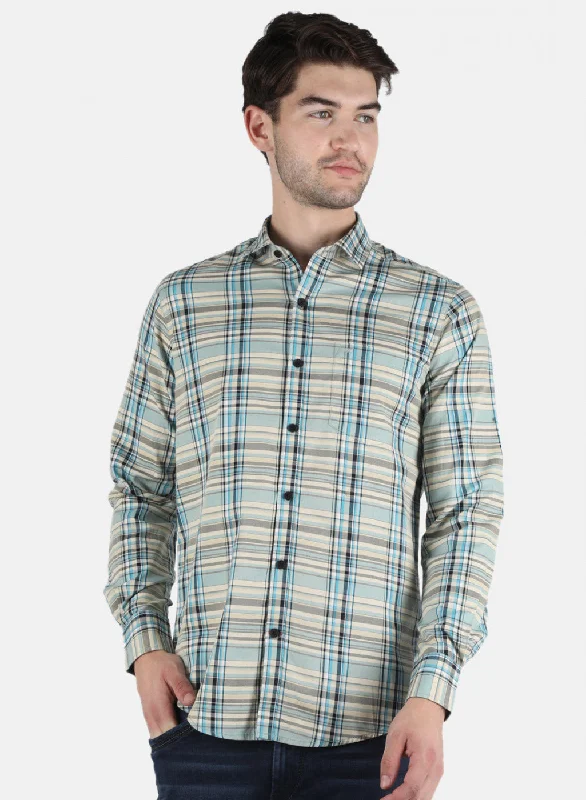 Plus Size Men's Striped Chambray Casual Shirts with a Spread Collar for a Preppy AppearanceMen Blue Check Shirt Plus Size Men's Striped Chambray Casual Shirts with a Spread Collar for a Preppy AppearanceMen Blue Check Shirt