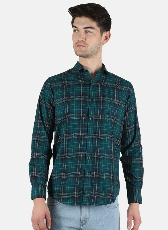 Men's Sustainable Recycled Material Casual Shirts for Eco - Conscious ConsumersMen Green Check Shirt Men's Sustainable Recycled Material Casual Shirts for Eco - Conscious ConsumersMen Green Check Shirt