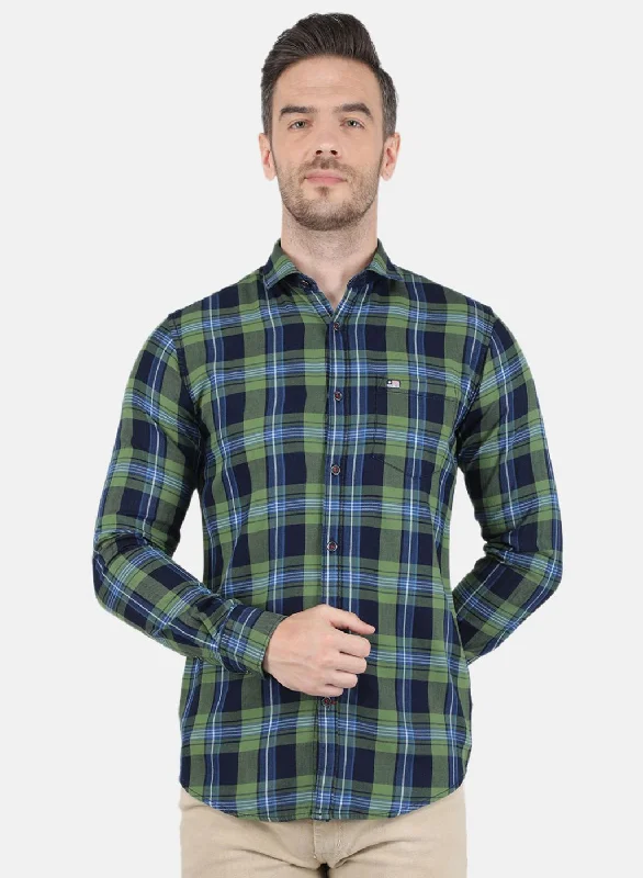 Men's Distressed Denim Casual Shirts with Frayed Edges for a Trendy and Rugged LookMen Green Check Shirt Men's Distressed Denim Casual Shirts with Frayed Edges for a Trendy and Rugged LookMen Green Check Shirt