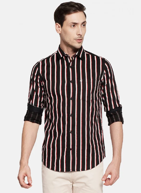 Men's Graphic - Printed Casual Shirts with Pop - Culture References for a Fun and Stylish LookMens Black Stripe Shirt Men's Graphic - Printed Casual Shirts with Pop - Culture References for a Fun and Stylish LookMens Black Stripe Shirt