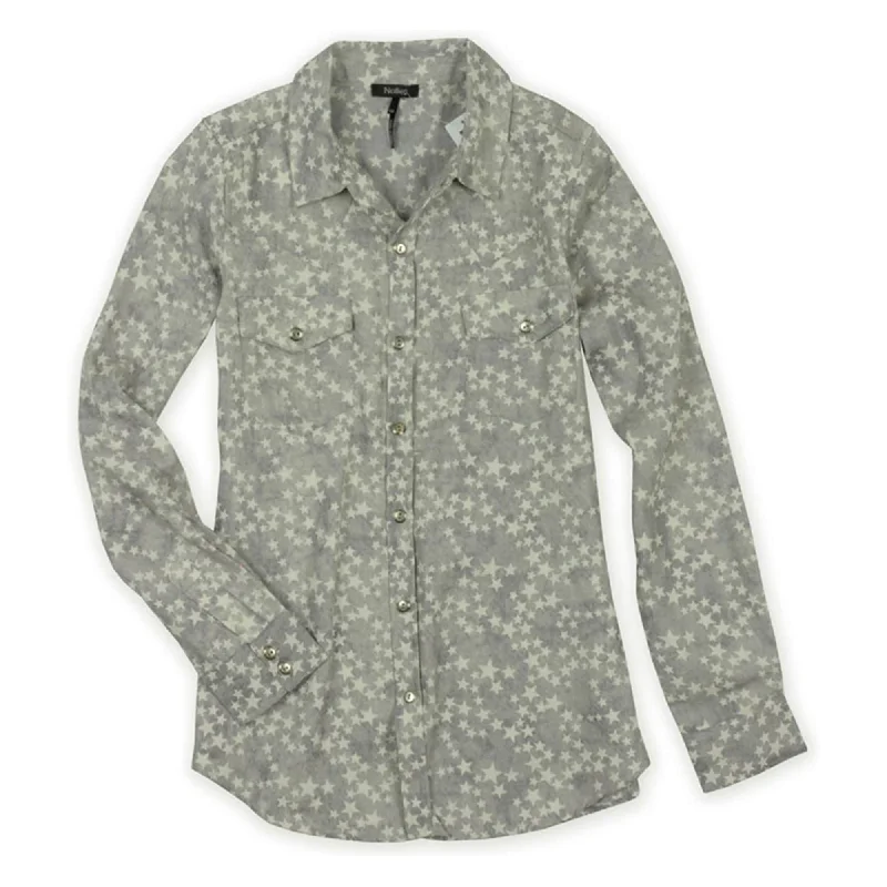 Men's Slim - Fit Printed Floral Casual Shirts in Pastel Colors for a Spring - Inspired VibeNollie Mens Star Pattern Button Up Shirt Men's Slim - Fit Printed Floral Casual Shirts in Pastel Colors for a Spring - Inspired VibeNollie Mens Star Pattern Button Up Shirt