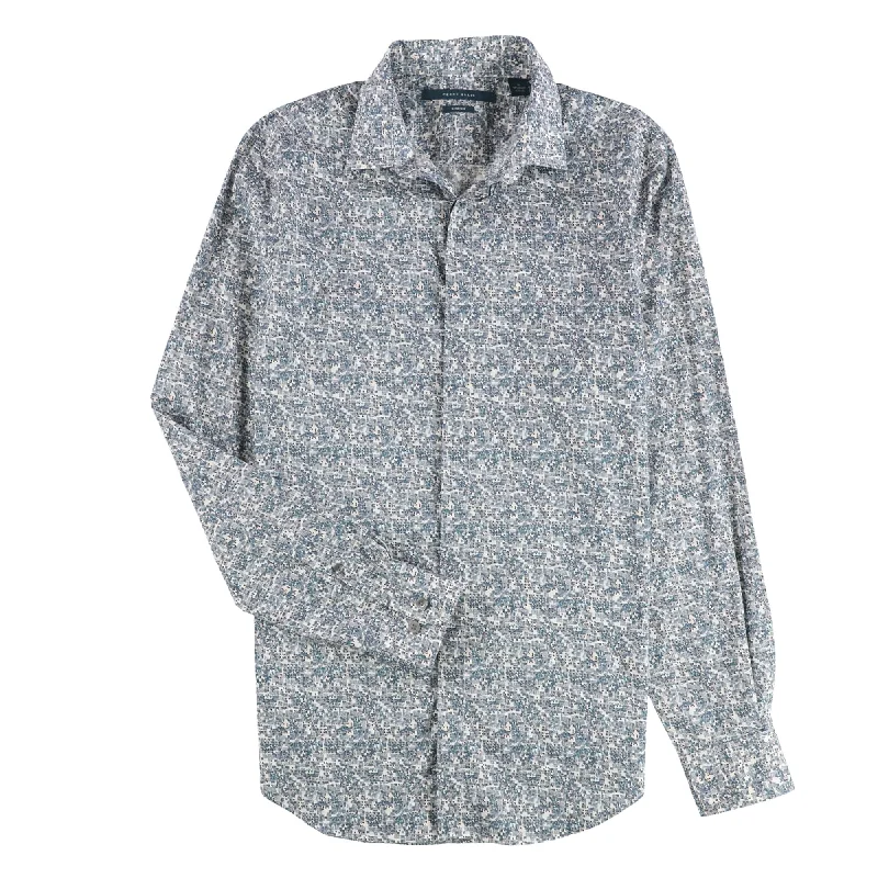 Men's Shearling - Lined Collar Casual Shirts in Brown for a Rustic and Warm AppealPerry Ellis Mens Performance Button Up Shirt, Blue, Small Men's Shearling - Lined Collar Casual Shirts in Brown for a Rustic and Warm AppealPerry Ellis Mens Performance Button Up Shirt, Blue, Small