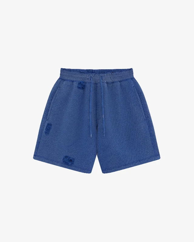Men's distressed cotton shorts for a bohemian - inspired stylePOCKET FADE SHORTS