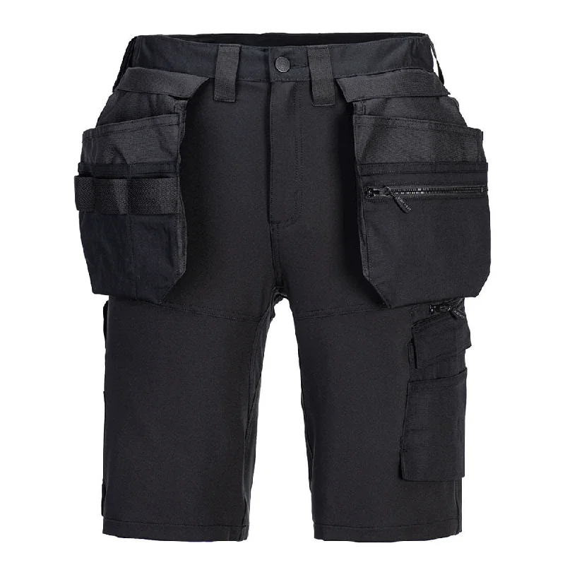 Men's wide - leg linen blend shorts for a relaxed beachside vibePortwest DX451 4-Way Stretch Craft Holster Shorts Men's wide - leg linen blend shorts for a relaxed beachside vibePortwest DX451 4-Way Stretch Craft Holster Shorts