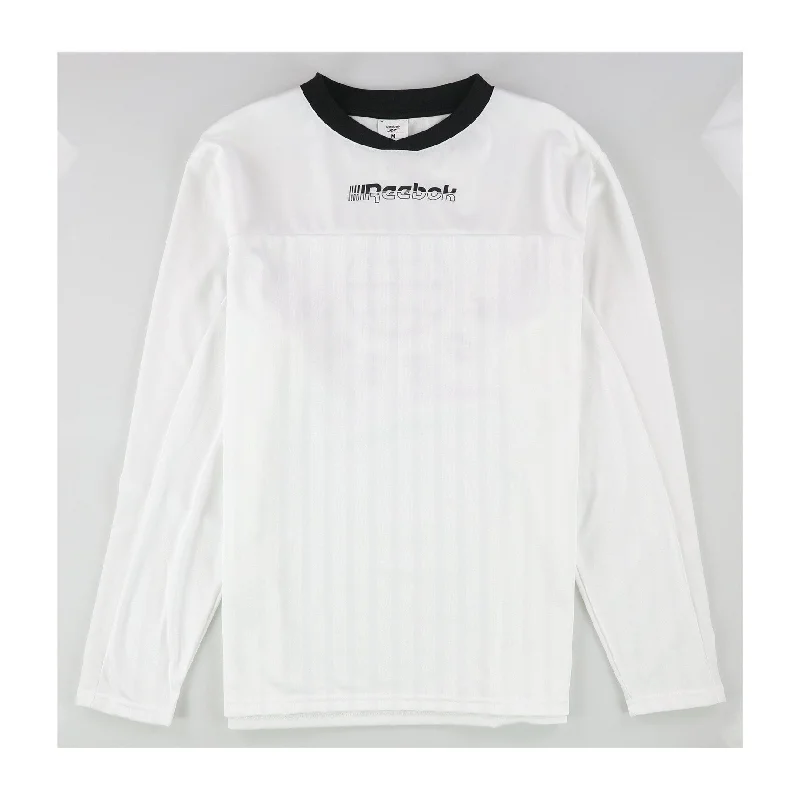 Men's Thermal - Lined Casual Shirts in Black for Added Warmth in Cold WeatherReebok Mens MYT Long-Sleeve Jersey, White, X-Small Men's Thermal - Lined Casual Shirts in Black for Added Warmth in Cold WeatherReebok Mens MYT Long-Sleeve Jersey, White, X-Small