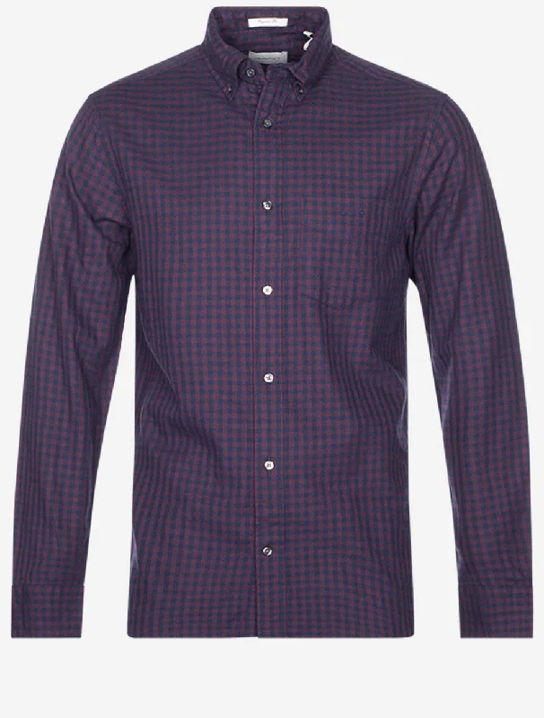Men's Graphic - Printed Casual Shirts with Pop - Culture References for a Fun and Stylish LookJaspe Gingham Shirt Plumped Red Men's Graphic - Printed Casual Shirts with Pop - Culture References for a Fun and Stylish LookJaspe Gingham Shirt Plumped Red