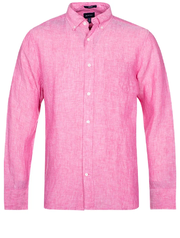 Men's Two - Tone Contrast Panel Casual Shirts in White and Navy for a Stylish and Eye - Catching DesignRegular Linen Shirt Perky Pink Men's Two - Tone Contrast Panel Casual Shirts in White and Navy for a Stylish and Eye - Catching DesignRegular Linen Shirt Perky Pink
