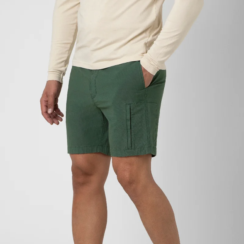 Men's wide - leg linen blend shorts for a relaxed beachside vibeRidge Ripstop Short