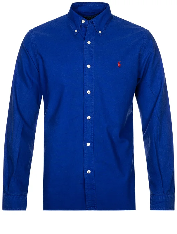 Men's Button - Down Oxford Casual Shirts in Crisp White for a Classic and Versatile StyleOxford Shirt Blue Men's Button - Down Oxford Casual Shirts in Crisp White for a Classic and Versatile StyleOxford Shirt Blue