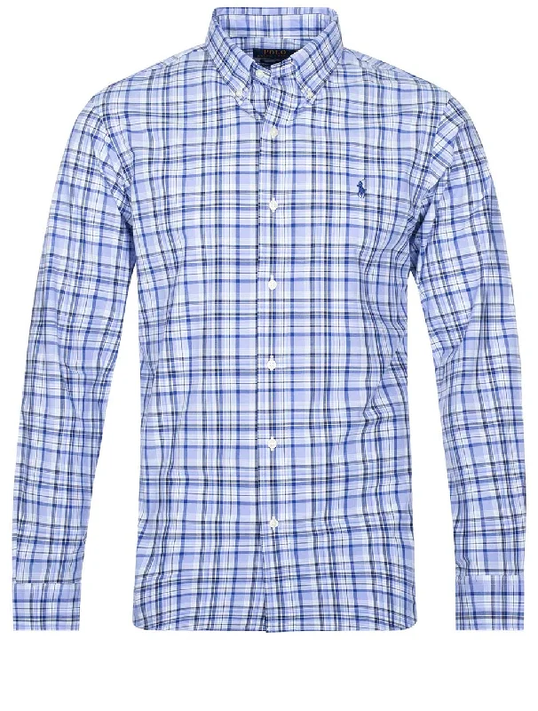 Plus Size Men's Striped Chambray Casual Shirts with a Spread Collar for a Preppy AppearancePoplin Long Sleeve Sport Shirt Multi Plus Size Men's Striped Chambray Casual Shirts with a Spread Collar for a Preppy AppearancePoplin Long Sleeve Sport Shirt Multi