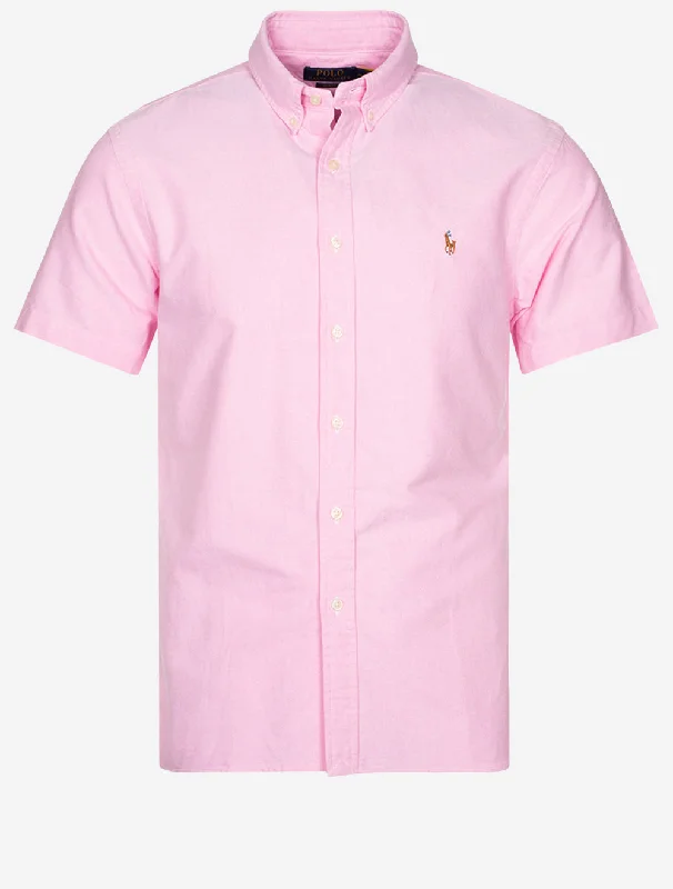 Men's Slim - Fit Printed Floral Casual Shirts in Pastel Colors for a Spring - Inspired VibeSlim Oxford Short Sleeve Shirt Rose Men's Slim - Fit Printed Floral Casual Shirts in Pastel Colors for a Spring - Inspired VibeSlim Oxford Short Sleeve Shirt Rose