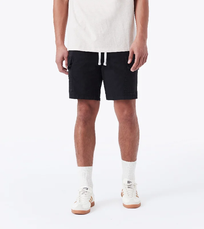 Men's checkered pattern wool shorts for a stylish winter layering optionRugger Utility Short GD Black Men's checkered pattern wool shorts for a stylish winter layering optionRugger Utility Short GD Black
