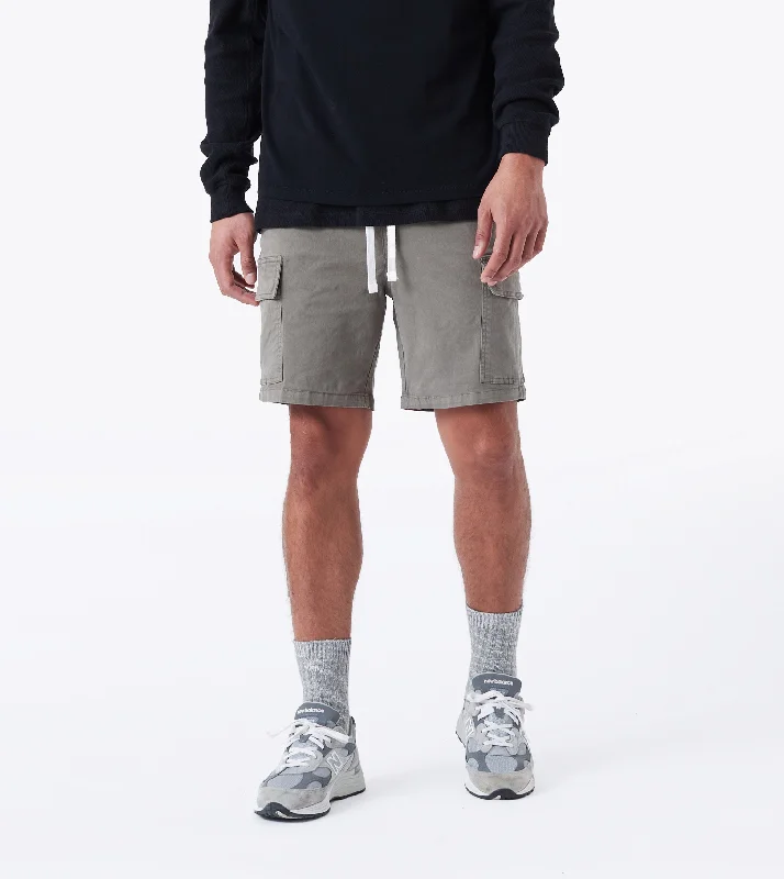 Men's side - stripe track shorts for a sporty running lookRugger Utility Short GD Dk Moss Men's side - stripe track shorts for a sporty running lookRugger Utility Short GD Dk Moss