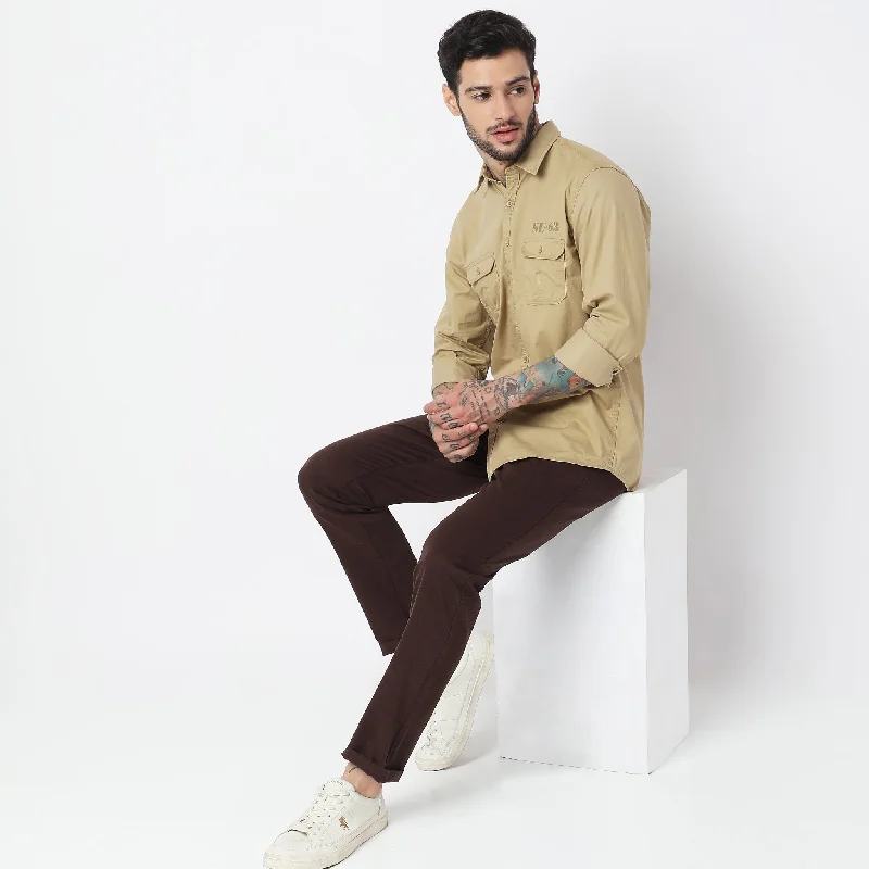 Men's Short - Sleeve Linen Casual Shirts in Light Khaki for a Breathable Summer OptionSlim Fit Solid Shirt Men's Short - Sleeve Linen Casual Shirts in Light Khaki for a Breathable Summer OptionSlim Fit Solid Shirt