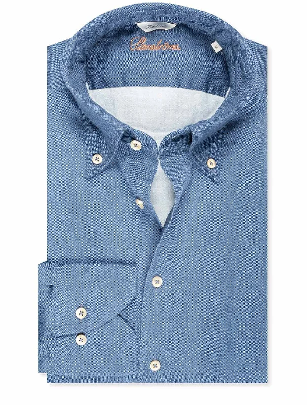 Men's Slim - Fit Printed Floral Casual Shirts in Pastel Colors for a Spring - Inspired VibeSport Casual Fitted Shirt Blue Men's Slim - Fit Printed Floral Casual Shirts in Pastel Colors for a Spring - Inspired VibeSport Casual Fitted Shirt Blue