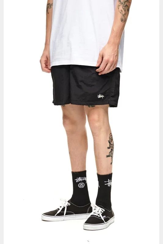 Men's camo print cargo shorts for outdoor adventuresStussy water long beachshort