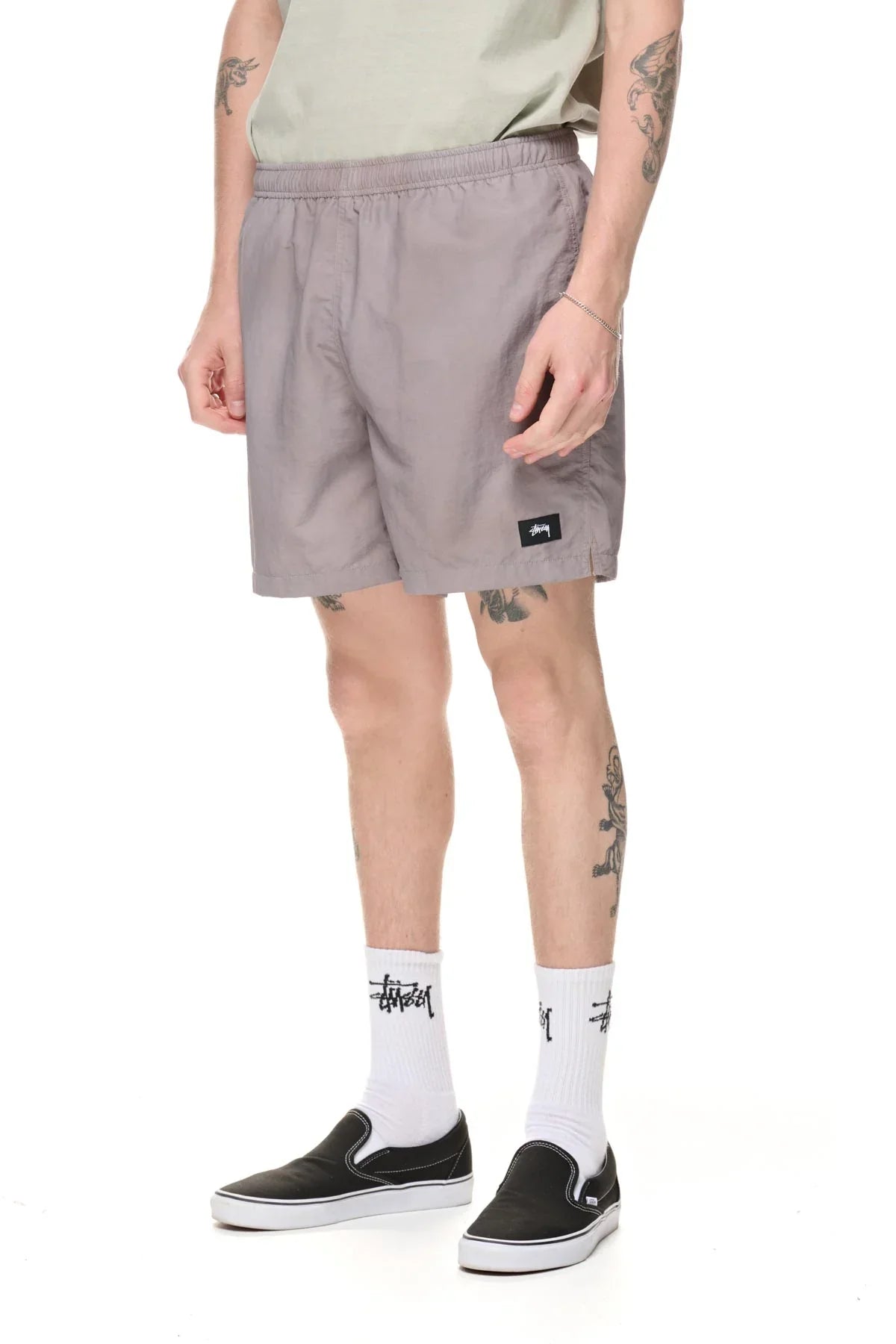 Men's distressed cotton shorts for a bohemian - inspired styleStussy wave dye watershort - earth Men's distressed cotton shorts for a bohemian - inspired styleStussy wave dye watershort - earth