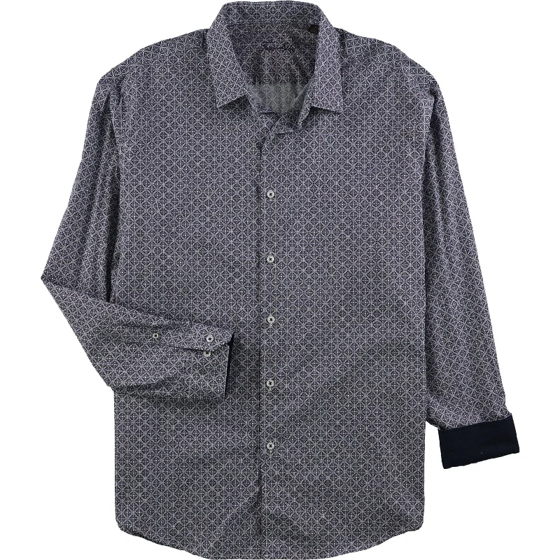 Men's Slim - Fit Printed Floral Casual Shirts in Pastel Colors for a Spring - Inspired VibeTasso Elba Mens Meddalion Print Button Up Shirt, Multicoloured, Small Men's Slim - Fit Printed Floral Casual Shirts in Pastel Colors for a Spring - Inspired VibeTasso Elba Mens Meddalion Print Button Up Shirt, Multicoloured, Small