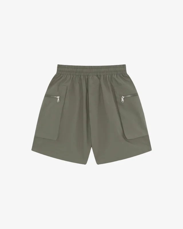 Men's elastic waistband lounge shorts for lazy weekends at homeTECH CARGO SHORTS