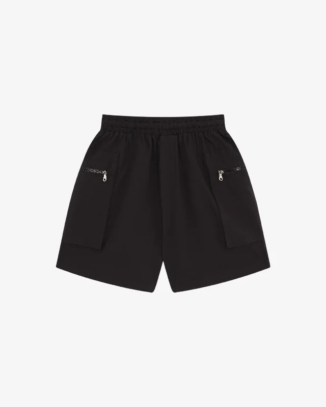 Men's distressed cotton shorts for a bohemian - inspired styleTECH CARGO SHORTS