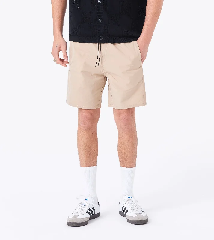 Men's moisture - wicking performance shorts for sweaty outdoor activitiesTech Ripstop Short Taupe Men's moisture - wicking performance shorts for sweaty outdoor activitiesTech Ripstop Short Taupe