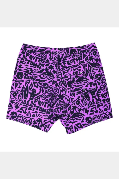 Men's zip - pocket canvas shorts for added functionality during travelThe lobster shanty froth town - pink Men's zip - pocket canvas shorts for added functionality during travelThe lobster shanty froth town - pink