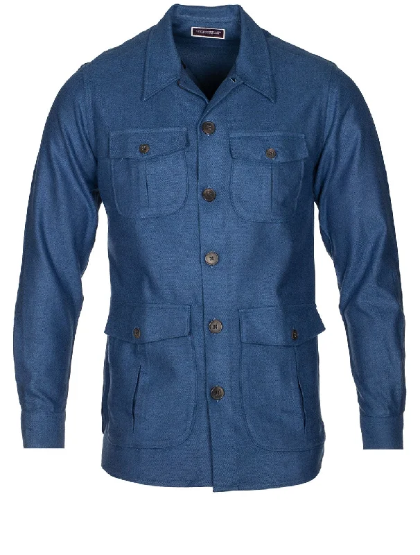 Plus Size Men's Plaid Flannel Casual Shirts in Earth Tones for a Cozy Fall OutfitSafari Shirt Blue Plus Size Men's Plaid Flannel Casual Shirts in Earth Tones for a Cozy Fall OutfitSafari Shirt Blue